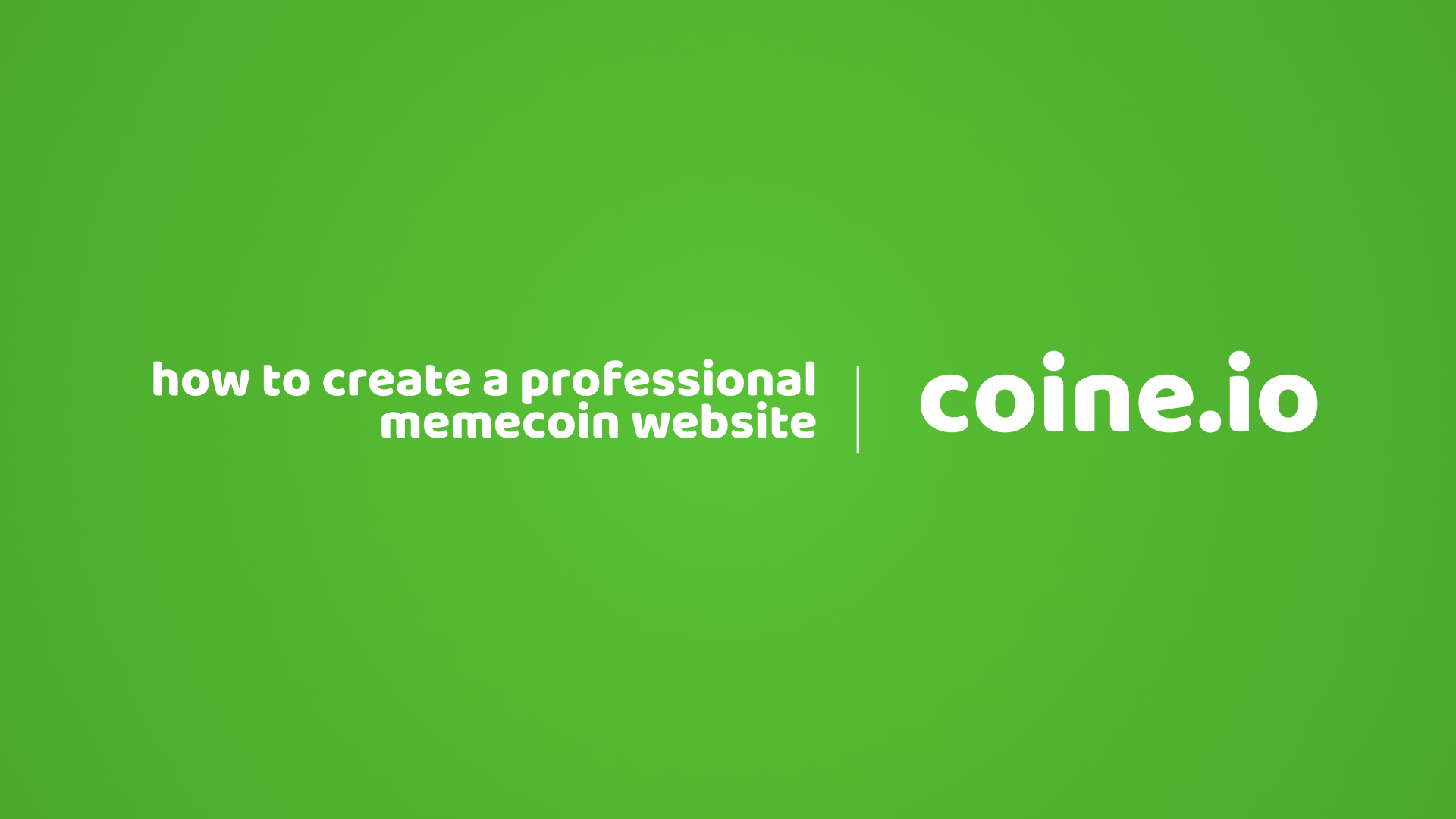 How to Create a Memecoin Website